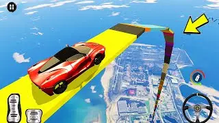 Car Stunts Mega Ramp New Car Racing Games 2021 - Impossible Car Driver - Android GamePlay