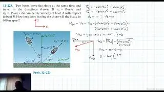 12&ndash;223 Kinematics of a Particle (Chapter 12: Hibbeler Dynamics) Benam Academy