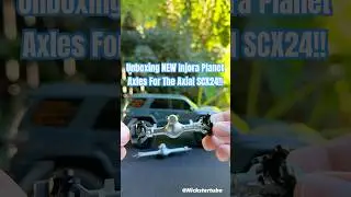 Unboxing NEW Injora Planet Axles For The Axial SCX24!!🪐 #rc #axial #scx24 #scx24mods #injora #rccar