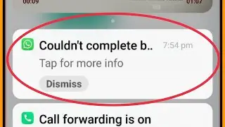 Couldn't complete backup in WhatsApp