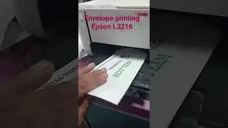 Envelope Printing |Epson L3216|