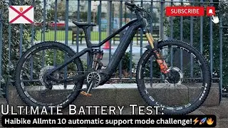 Ultimate Battery Test: Haibike Allmtn 10 automatic support mode challenge!⚡️🚀🔥