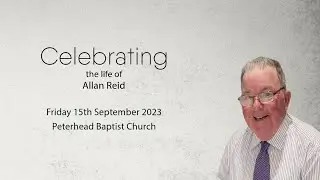 The funeral service of the late Allan Reid
