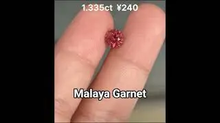 1.335 carat, Natural Malaya Garnet #natural #garnet #gemquality #gemstone