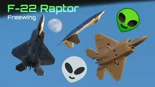 F-22 Raptor ✈️ 'The Alien' Jet !!
