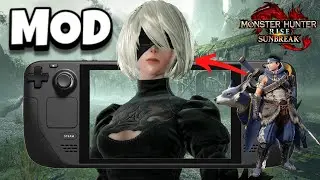 Steam Deck FLUFFY MANAGER 5000 Tutorial | Monster Hunter Rise MOD | MHR MODDING #steamdeck #mhrise