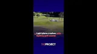 Light plane crashes onto Sydney golf course
