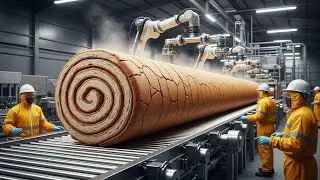 Inside the Largest Modern Bread Factory Using Advanced Baking Technology 
