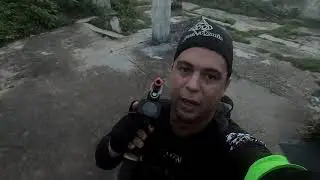 Airsoft Gameplay - testando @RunCamFPV na pistola. Aos poucos vamos ajustando 💥🔫