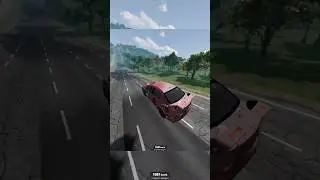 BeamNG Drive - Climbing a mountain 1000 km/h (Підйом на гору 1000 км/г )