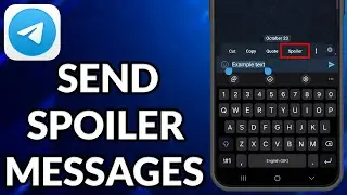 How To Use Spoiler In Telegram