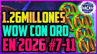 💰COMO PAGARSE EL WOW CON ORO CON LOS MEJORES FARMEOS DE ORO 2026 465K FARMEADOS#7-11 MIDNIGHT1.263M