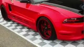 Forgiato wide body mustang at 2012 Fabulous Fords Forever