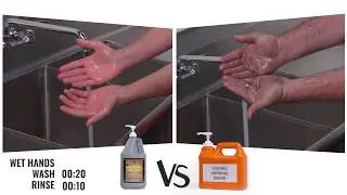 Heavy-Duty Hand Cleaner Comparison: Kutol Pro Orange Scrub Cleans Better