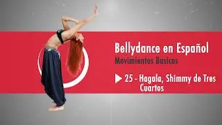 StepFlix Danza Arabe, Oriental o del Vientre. Nivel 1 - Paso básico 25: Hagala y Shimmy