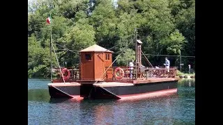 Leonardo da Vinci&rsquo;s ferry-boat - Imbersago - Lecco Italy