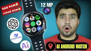 BEST Android 5G AI Smartwatch 😲 in 2025 || Chatgpt Deepseek AI Working ⚡ || 8GB Ram 128GB Storage ||