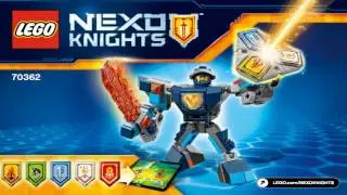 LEGO Nexo Knights 2017 BATTLE SUIT CLAY 70362 Лего Рыцари Нексо БОЕВЫЕ ДОСПЕХИ КЛЭЯ