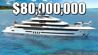 80 Million $ Yachts |  Exploring the Opulent World of Private Boating