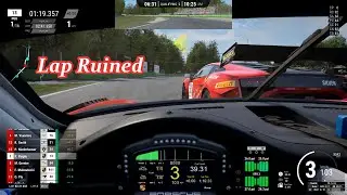 How to ruin a good lap in ACC #blueflags