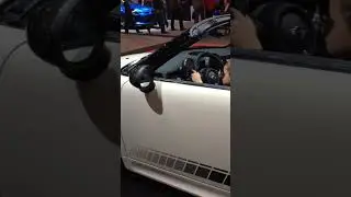 Mini Cooper convertible at 2014 auto show