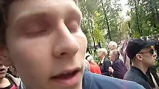 Провокатор на Марше Миллионов в Нижнем Новгороде