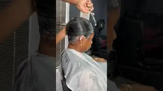 VIRGIN relaxer + Rinse 😍 #houstonrelaxers #relaxer #houstonhairstylist #houston