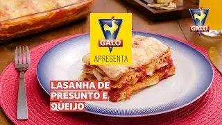 Receita de Lasanha de Presunto e Queijo