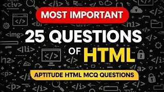 HTML Interview  Questions MCQ 2026