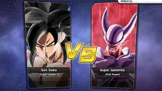 Xenoverse 2 - Requested match (PC): Goku Super Saiyan 4 vs Super Janemba Full Power