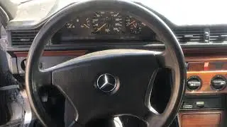 Как снять ручку-весло ручного стеклоподъемника на автомобиле Mercedes-Benz W124