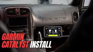 Установка Garmin Catalyst — персонального тренера по вождению на Vader Z06