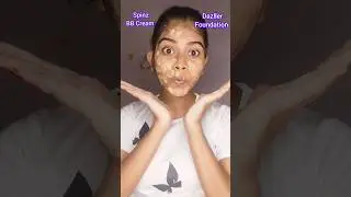 Spinz BB Cream vs Dazller foundation 👍or👎#shorts #youtube #viral #trending #ytshorts #bbcream#like