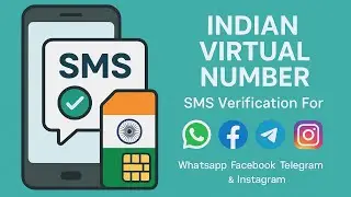 Indian Virtual Number | SMS Verification For Whatsapp Facebook Telegram & Instagram