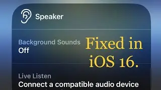 Функция Live Listening не работает на iPhone в iOS 16