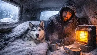 &Uuml;berleben bei Extremk&auml;lte mit Hund | Truck-Camper-Setup