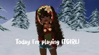 Playing itgirl on Roblox! (First video)