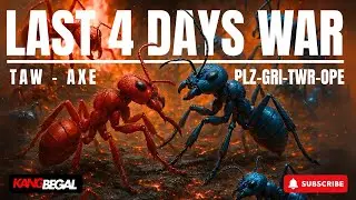 LAST 4 DAYS WAR IN VAST JUNGLE AND BACK TO SERVER | The Ants Underground Kingdom