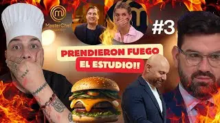MASTERCHEF CELEBRITY ARGENTINA #3 / SALTARON CHISPAS CON LA HAMBURGUESA /
