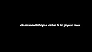 Me and @ExpoMarkerGT's reaction to the Gtag live event