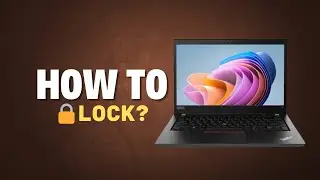 How to set Password on Lenovo pad | Lock lenovo  Laptop