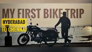 MY FIRST BIKE TRIP | Spend 2 Days in Chennai | Hyderabad to Chennai 🏍 🚲 | explore Chennai | New food