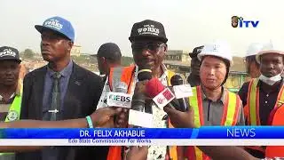 Edo Works Commissioner, Dr. Felix Akhabue, Assures Completion of Ongoing Benin City Road Projects