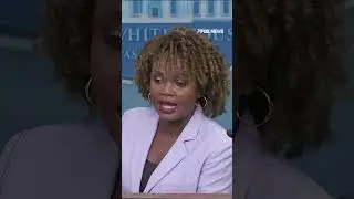 White House press secretary Karine Jean-Pierre snaps when asked about Biden's change of rhetoric