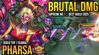 PHARSA BEST BUILD 2025 | BUILD TOP 1 GLOBAL PHARSA GAMEPLAY | MOBILE LEGENDS ✓