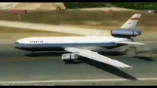 spantax flight 995 cabin audio recoding with animation