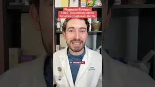 Dry cough from the flu? Pharmacist shares the 5 BEST cough remedies 💊 #drycough #flutreatment