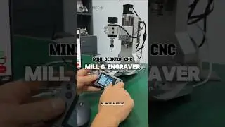 SVANFON Mini Desktop CNC Mill&Engraver,Compact Benchtop CNC Router, Portable DIY CNC Milling Machine