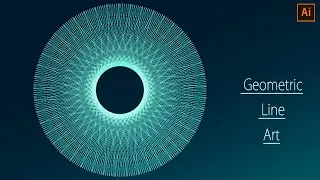 create geometric line art | adobe illustrator tutorial
