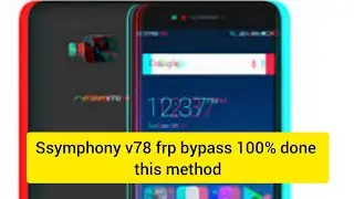 symphony v78 frp bypass 100 done this method